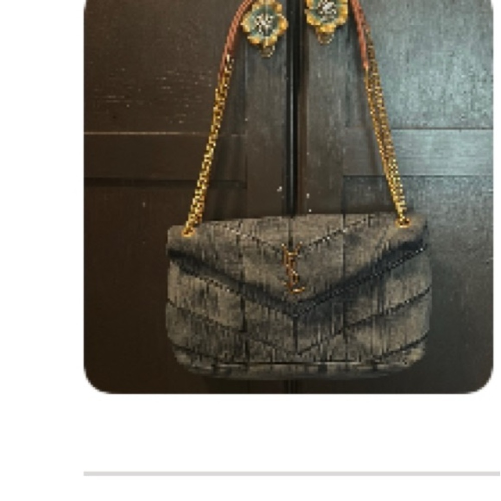 Blue Jean Elegant Shoulder Bag with Sleek Design